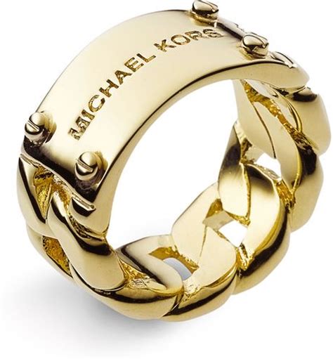 michael kors logo plaque ring|Michael kors logo plaque band ring + FREE SHIPPING.